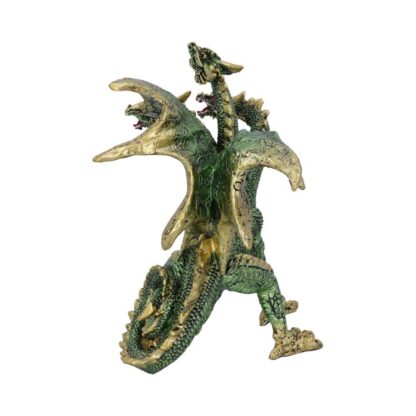 Triple Threat Green Dragon Hydra Figurine 16.5 cm by Nemesis Now