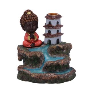 Buddha Zen Temple River Backflow Incense Burner (13 cm) by Nemesis Now