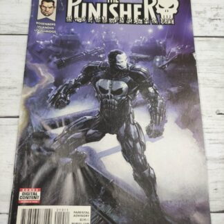 The Punisher Marvel Comics #219 War Machine (February 2018) Clayton Crain Cover
