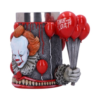 IT Pennywise Time to Float Tankard 15.5cm Horror Collectible