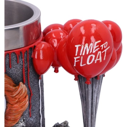 IT Pennywise Time to Float Tankard 15.5cm Horror Collectible