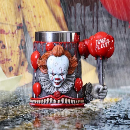 IT Pennywise Time to Float Tankard 15.5cm Horror Collectible