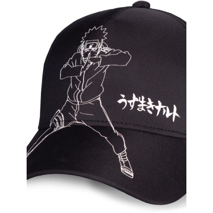 Naruto Shippuden Mens Black Baseball Cap Adjustable