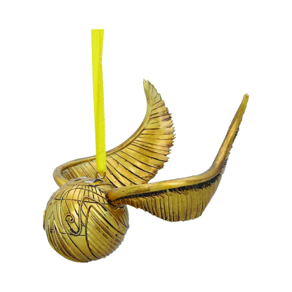 golden snitch hanging ornament