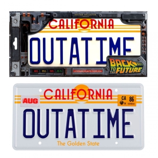 Back to the Future Outatime Replica License Plate