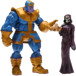 Thanos Marvel Select Diamond Action Figure With Lady Death