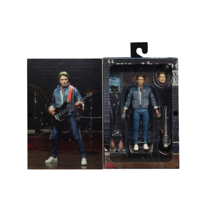 Ultimate Audition Marty McFly NECA Back To The Future Figure Featuring the officially licensed likeness of Michael J. Fox. Audition Marty comes with an all-new jacket sculpt without the vest.