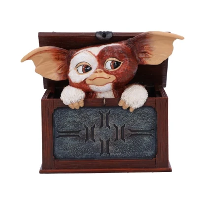 Gizmo Mogawai In A Box Resin Gremlins Figurine 14.5cm Officially Licensed Gremlins Merchandise Gremlims Gizmo in a Box Figurine Cast in the finest resin Expertly hand-painted