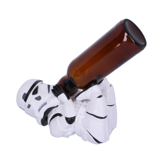 Original Stormtrooper Guzzler Sci-Fi Wine Bottle Holder Figurine Officially licensed Stormtrooper merchandise This small Trooper lies on his back and forms the most creative wine bottle holder