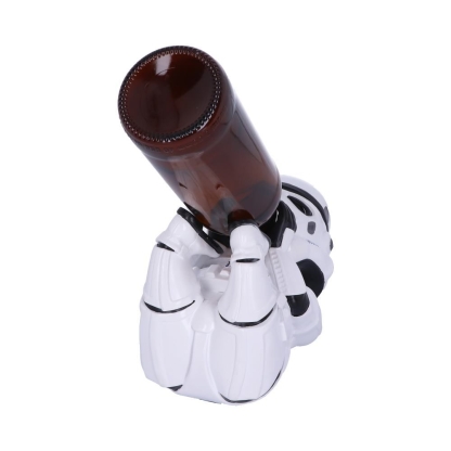 Original Stormtrooper Guzzler Sci-Fi Wine Bottle Holder Figurine Officially licensed Stormtrooper merchandise This small Trooper lies on his back and forms the most creative wine bottle holder