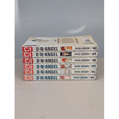 D-N-Angel Volumes 1-6 Yukiru Sugisaki Tokyopop Manga