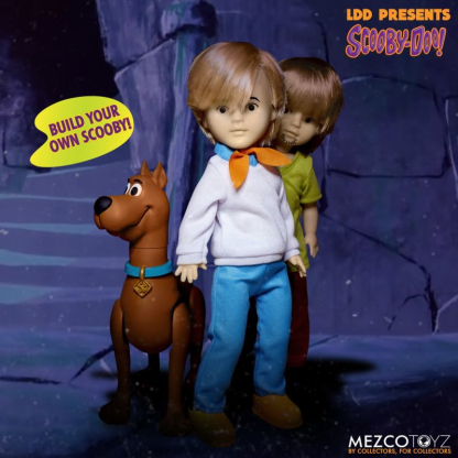 LDD Scooby-Doo & Mystery Inc Mezco Living Dead Doll Set BAF