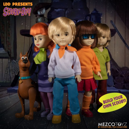 LDD Scooby-Doo & Mystery Inc Mezco Living Dead Doll Set BAF