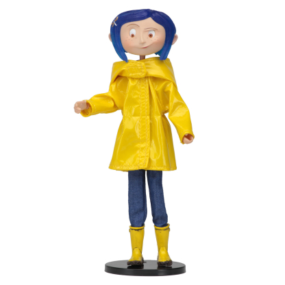 NECA Coraline Yellow Raincoat Bendy Doll