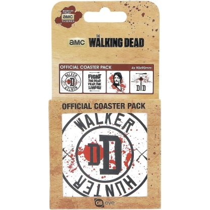 Walking Dead Daryl Dixon Official Coaster Pack Set Of 4