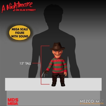 Freddy Krueger Mezco MEGA MDS Figure With Sound