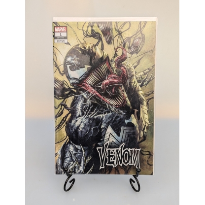 Venom #1 Marco Mastrazzo Trade Dress Variant Bagged and boarded comic. Please expect any comic to be a 'reader' copy and as such may have spine ticks/ colour breaks.