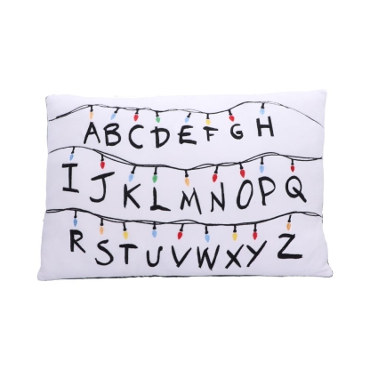Stranger Things Upside Down Black & White Cushion 55cm