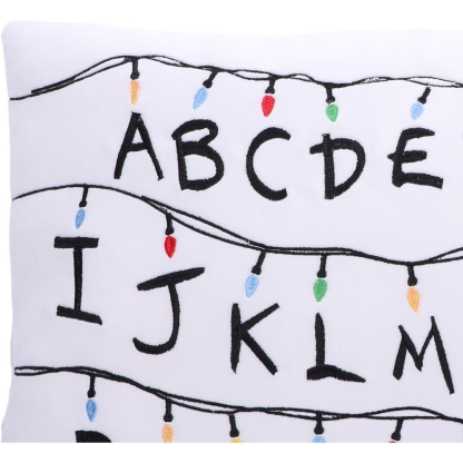 Stranger Things Upside Down Black & White Cushion 55cm
