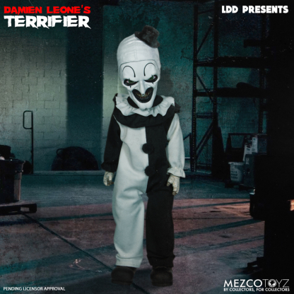 Terrifier Art The Clown LDD 25cm Living Dead Doll Mezco