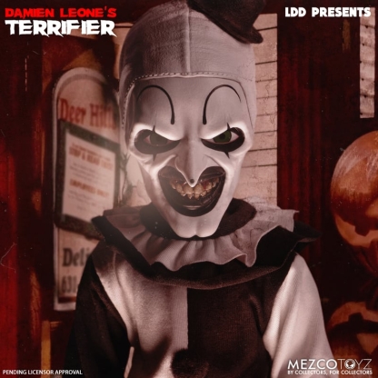 Terrifier Art The Clown LDD 25cm Living Dead Doll Mezco