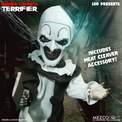 Terrifier Art The Clown LDD 25cm Living Dead Doll Mezco