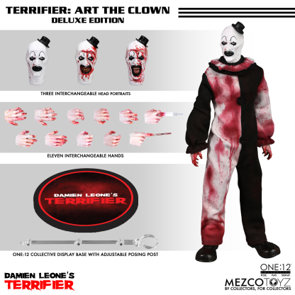 Terrifier Art The Clown Mezco One:12 Collective Figure Pre Order