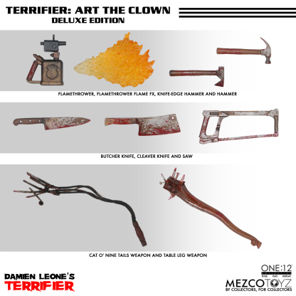 Terrifier Art The Clown Mezco One:12 Collective Figure Pre Order