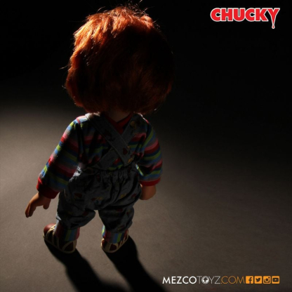 Childs Play Talking Sneering Chucky Doll Mezco MDS Mega