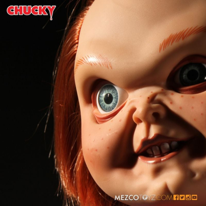 Childs Play Talking Sneering Chucky Doll Mezco MDS Mega