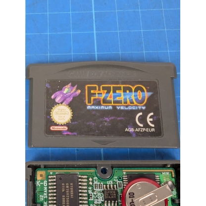 F-Zero Maximum Velocity GBA SP Game Boy Advance Game Cart