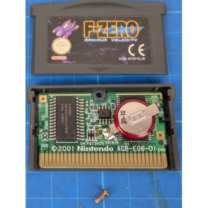 F-Zero Maximum Velocity GBA SP Game Boy Advance Game Cart