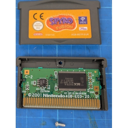 Spyro Fusion GBA SP Game Boy Advance Game Cart