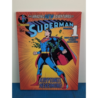 Superman 30x40cm Canvas Print Of Issue #233