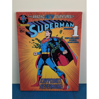 Superman 30x40cm Canvas Print Of Issue #233