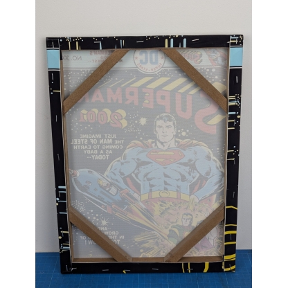 Superman 30x40cm Canvas Print Of Issue #300