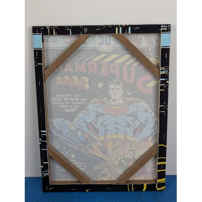 Superman 30x40cm Canvas Print Of Issue #300