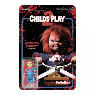 Childs Play 2 Homicidal Chucky Blood Spatter ReAction Figure