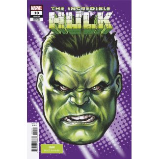 Incredible Hulk #10 Mark Brooks Headshot Variant Cover