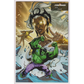 Incredible Hulk #18 C.F Villa Stormbreakers Variant. HULK MUST PROTECT HIS FRIEND!