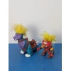 Battle Trolls Trollasaurus & Bulls Eye Troll Figure Hasbro 1992