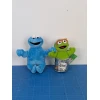 Cookie Monster & Oscar The Grouch Mini Plush Bundle