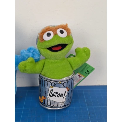 Cookie Monster & Oscar The Grouch Mini Plush Bundle