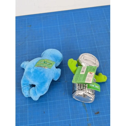 Cookie Monster & Oscar The Grouch Mini Plush Bundle