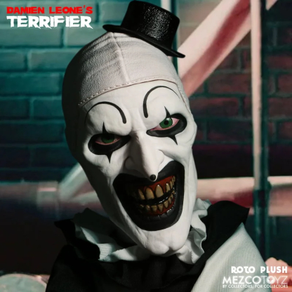 MEZCO Terrifier Art the Clown MDS Roto Plush Figure