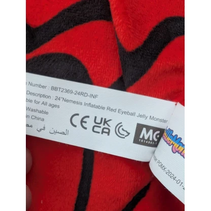 Nemesis Reborn Alton Towers 24" Inflatable Eyeball Alien Monster Theme Park Promo Merch - Image 5