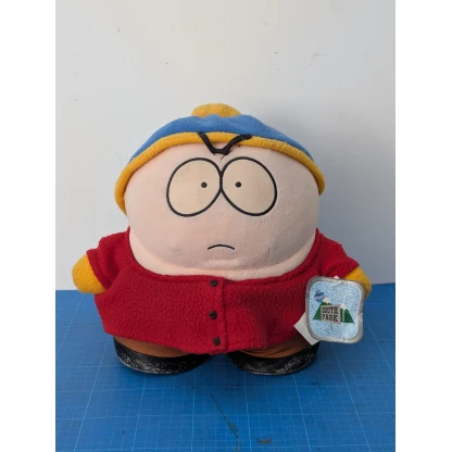 Cartman has various marks/ wear including to his hat and feet consistent with long term storage/ age. Comes with original tags which have creasing/ wear. Ideal for any collector of retro South Park merch!