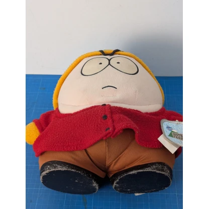 Cartman has various marks/ wear including to his hat and feet consistent with long term storage/ age. Comes with original tags which have creasing/ wear. Ideal for any collector of retro South Park merch!
