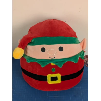 Squishmallows Fred Red Elf Christmas Squad Plush With Tags