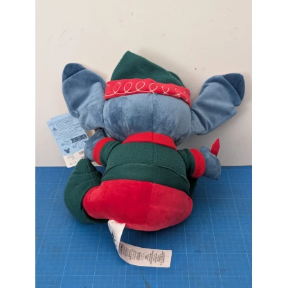 Stitch Christmas Elf Disney Parks Plush With Tags